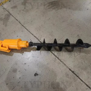 2.5 ton Excavator Attachment Hydraulic Earth Auger Post Hole Digger 8inch Diameter TERROR X2 PRO