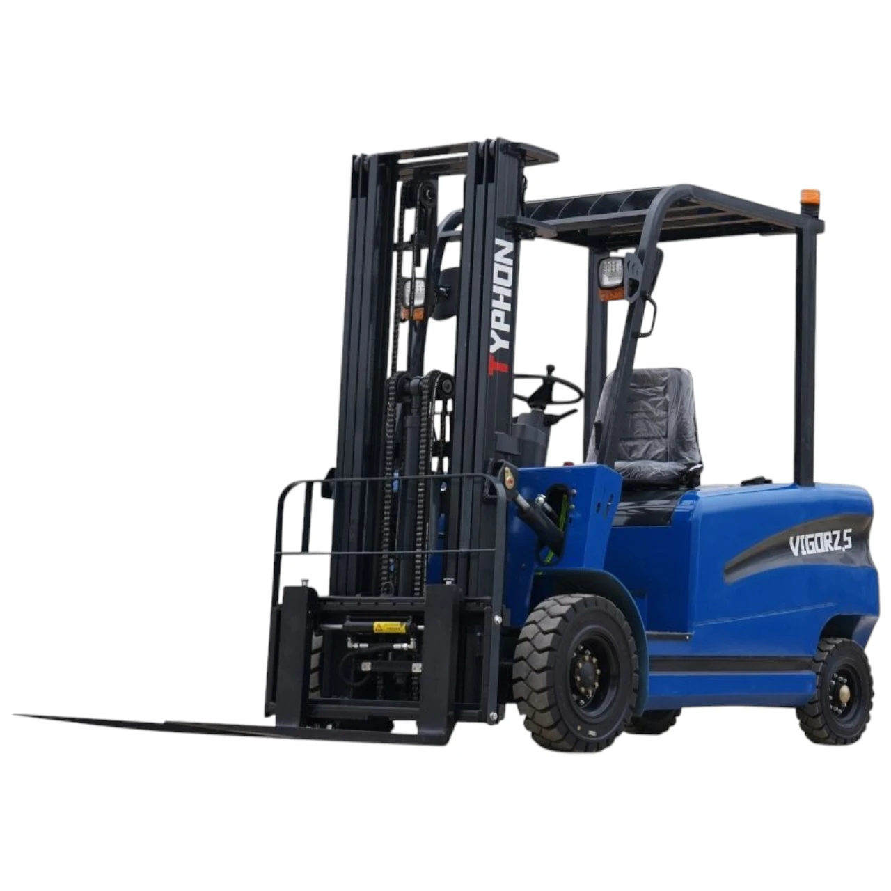 New 2026 TYPHON VIGOR 2.5 Blue Electric Forklift 2.5 Ton Lifter Lift Truck Jitney Hi-Lo from American Loader