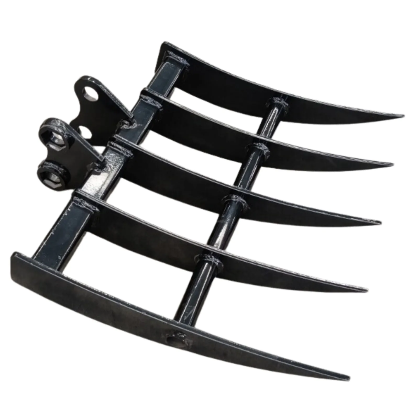 Rake: Mini Excavator Attachment for Grading, Leveling, Loosening , Removing Soil USA by TYPHON - Mini Excavator Attachments Photo 1 - American Loader