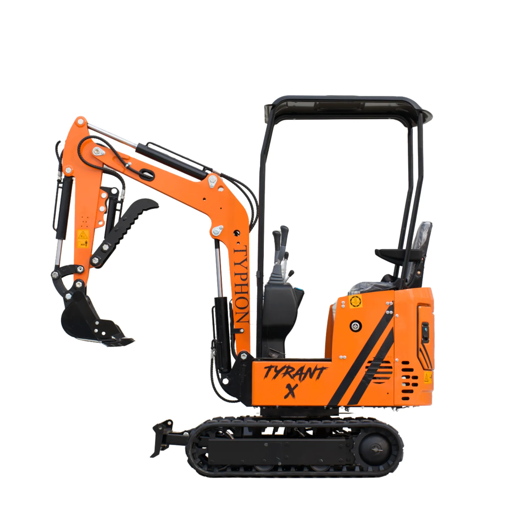 Typhon Tyrant X 1 Ton Mini Excavator with 13.5HP Briggs & Stratton Engine, Hydraulic Oil Cooler & Thumb Clip from American Loader