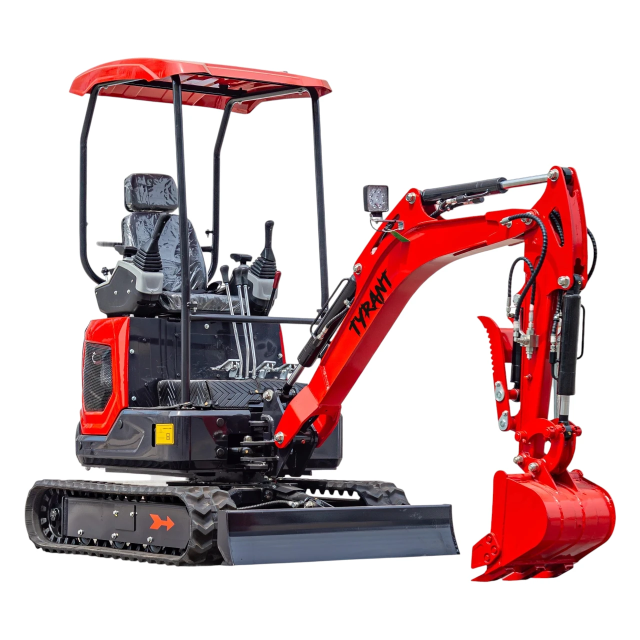 3800lbs TYRANT 17 Diesel Mini Excavator Kubota D902 Engine Side Swing w 12 attachments from American Loader — image 1