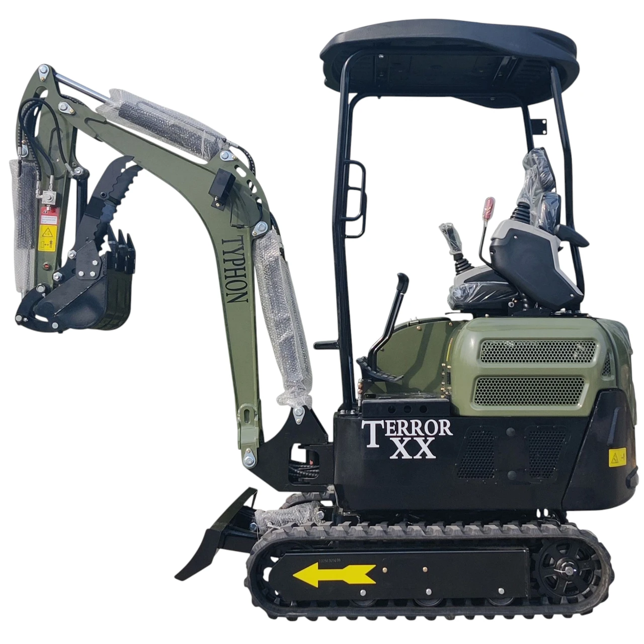 2025 4,000 lb TYPHON TERROR XX Mini Excavator Rubber Track with Kubota D902 Diesel Engine USA from American Loader — image 1