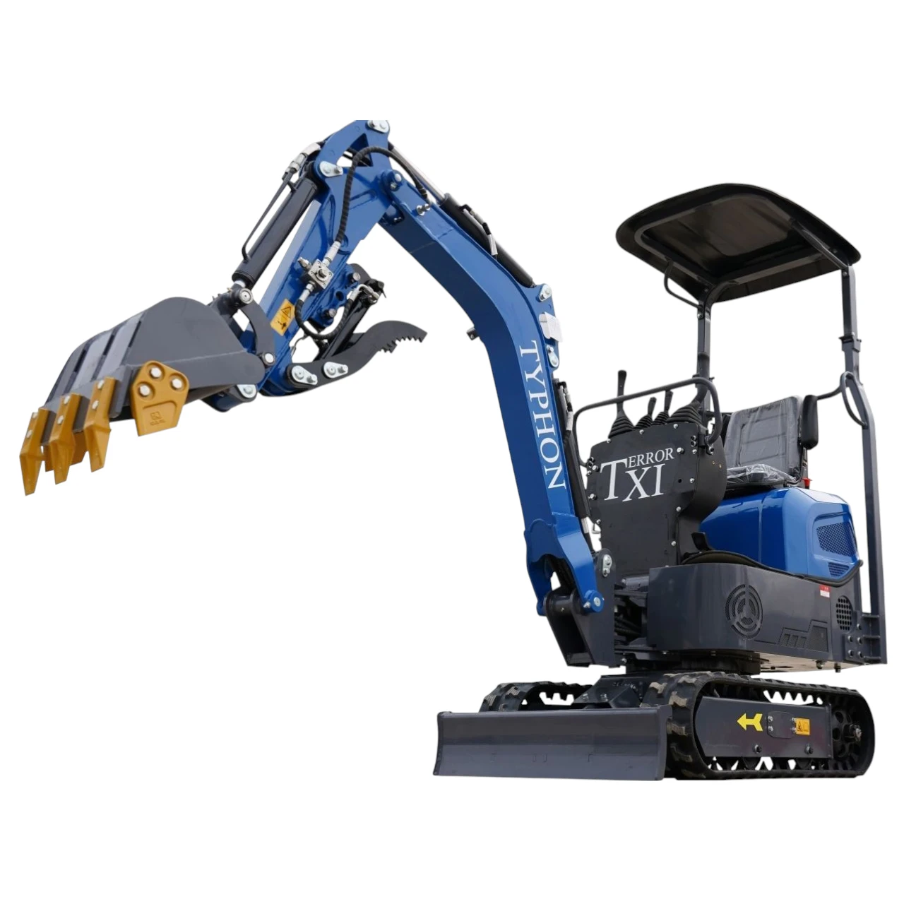 TYPHON TERROR XI STORM Mini Excavator – 1.1 Ton Trench Digger with Boom Swing, Hydraulic Thumb Clip, Bucket USA from American Loader — image 1
