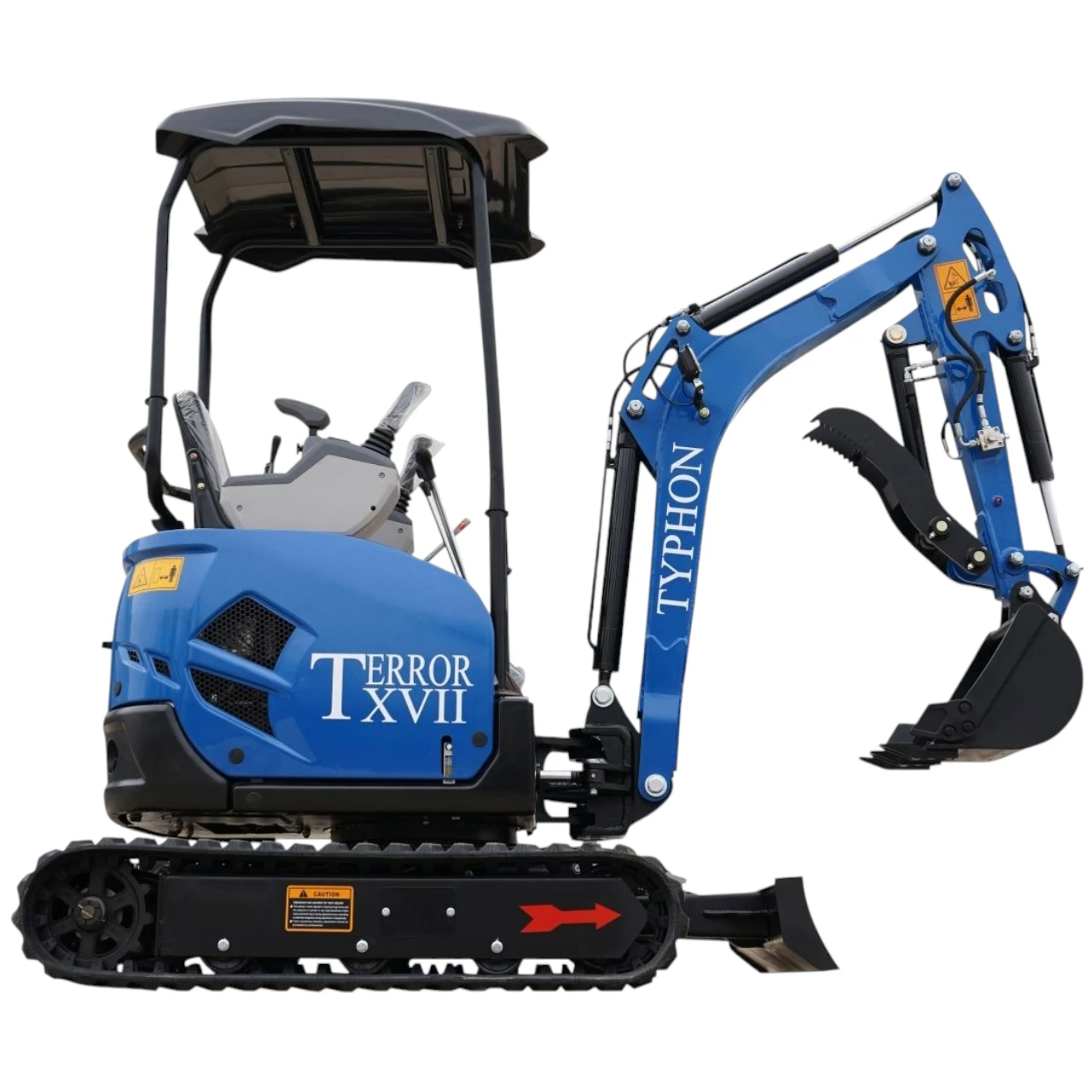 2025 3,800 lb TYPHON TERROR XVII Mini Excavator Rubber Track with Kubota D902 Diesel Engine USA from American Loader — image 1