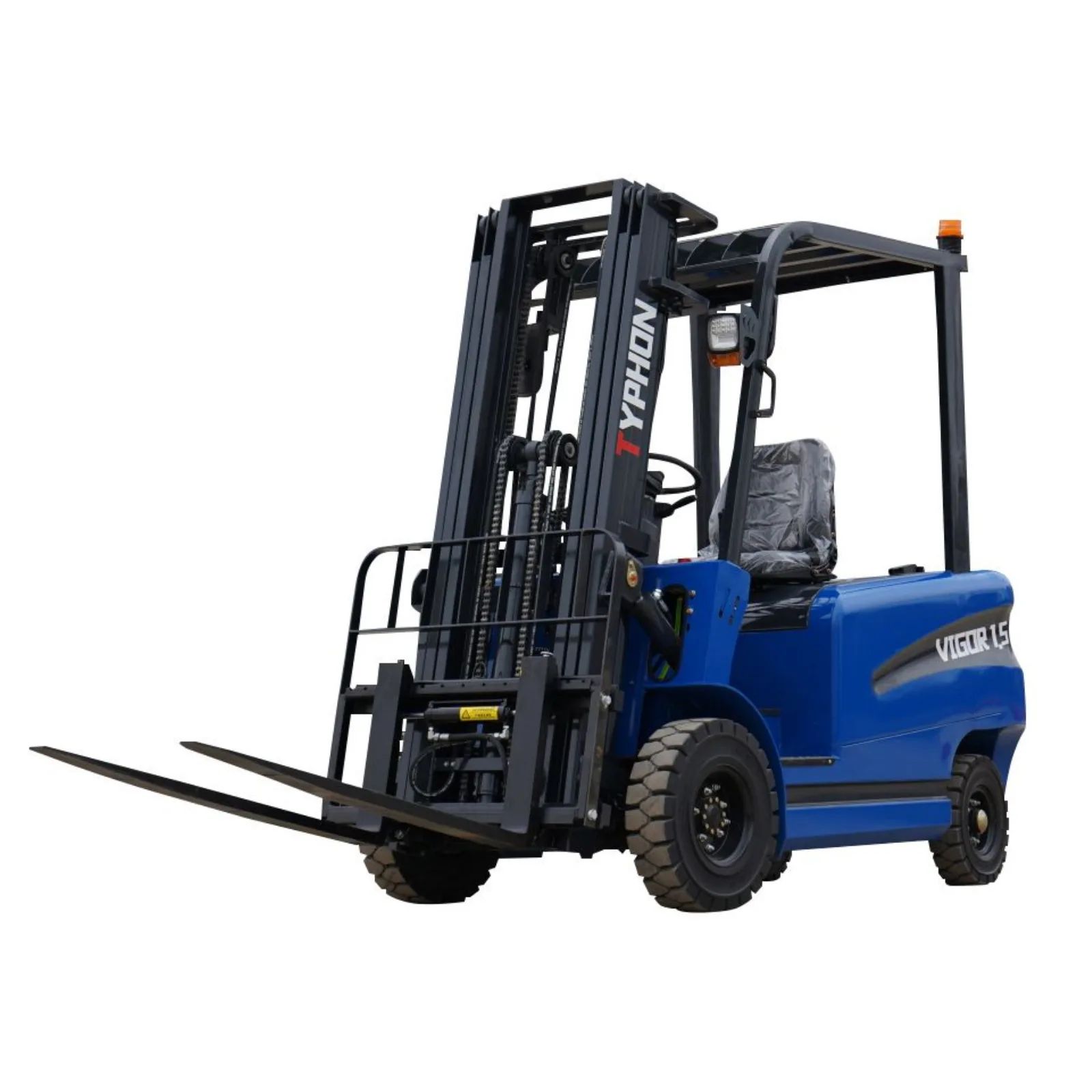 New 2026 TYPHON VIGOR 1.5 Blue Electric Forklift 1.5 Ton Lifter Lift Truck Jitney Hi-Lo from American Loader