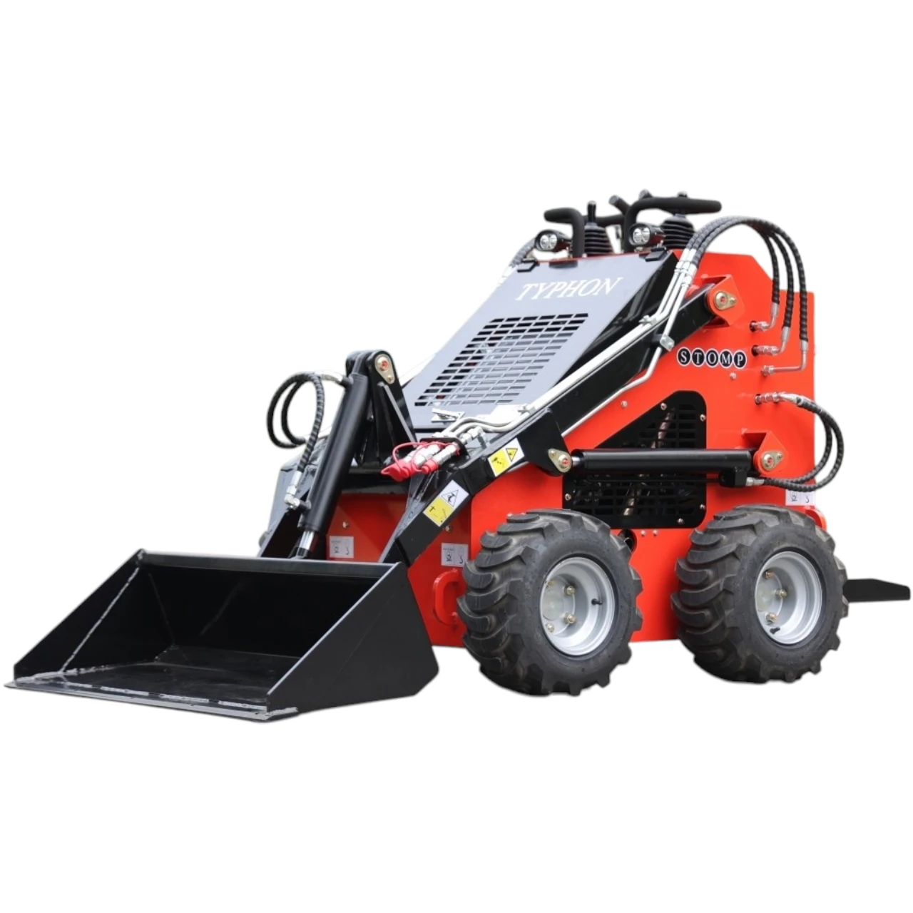 Brand New TYPHON STOMP 1,800lbs Mini Skid Steer 23.5HP Wheel Gas EPA B & S Engine USA from American Loader — image 1