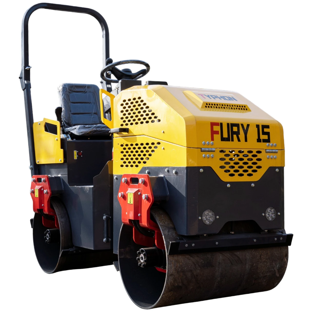 TYPHON FURY 15 Mini Road Roller 1.5Ton 13.5 hp B&S Gas Engine Hydraulic Steering from American Loader — image 1