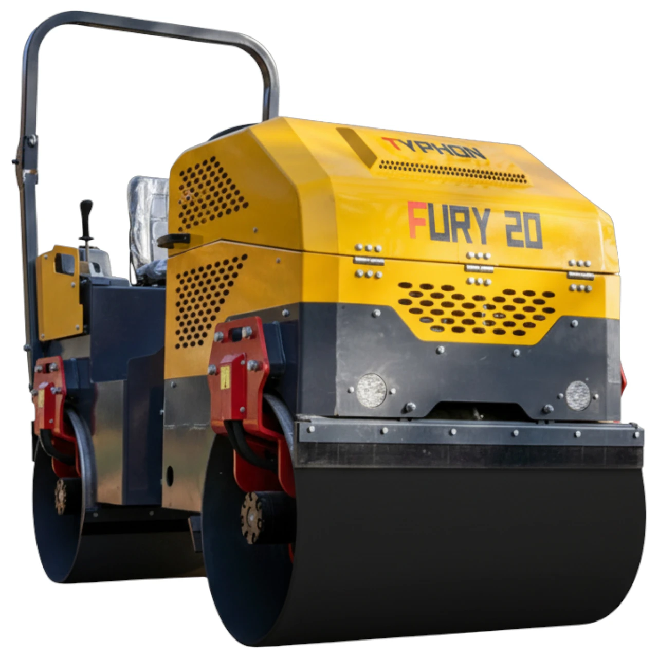 TYPHON FURY 20 Mini Road Roller 2Ton Hydraulic Oil Vibratory B&S 23hp USA engine from American Loader
