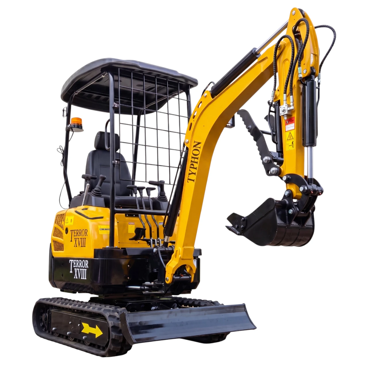 TYPHON TERROR XVIII Mini Excavator – 4000lbs Digger with 0.035 cbm Bucket USA from American Loader — image 1