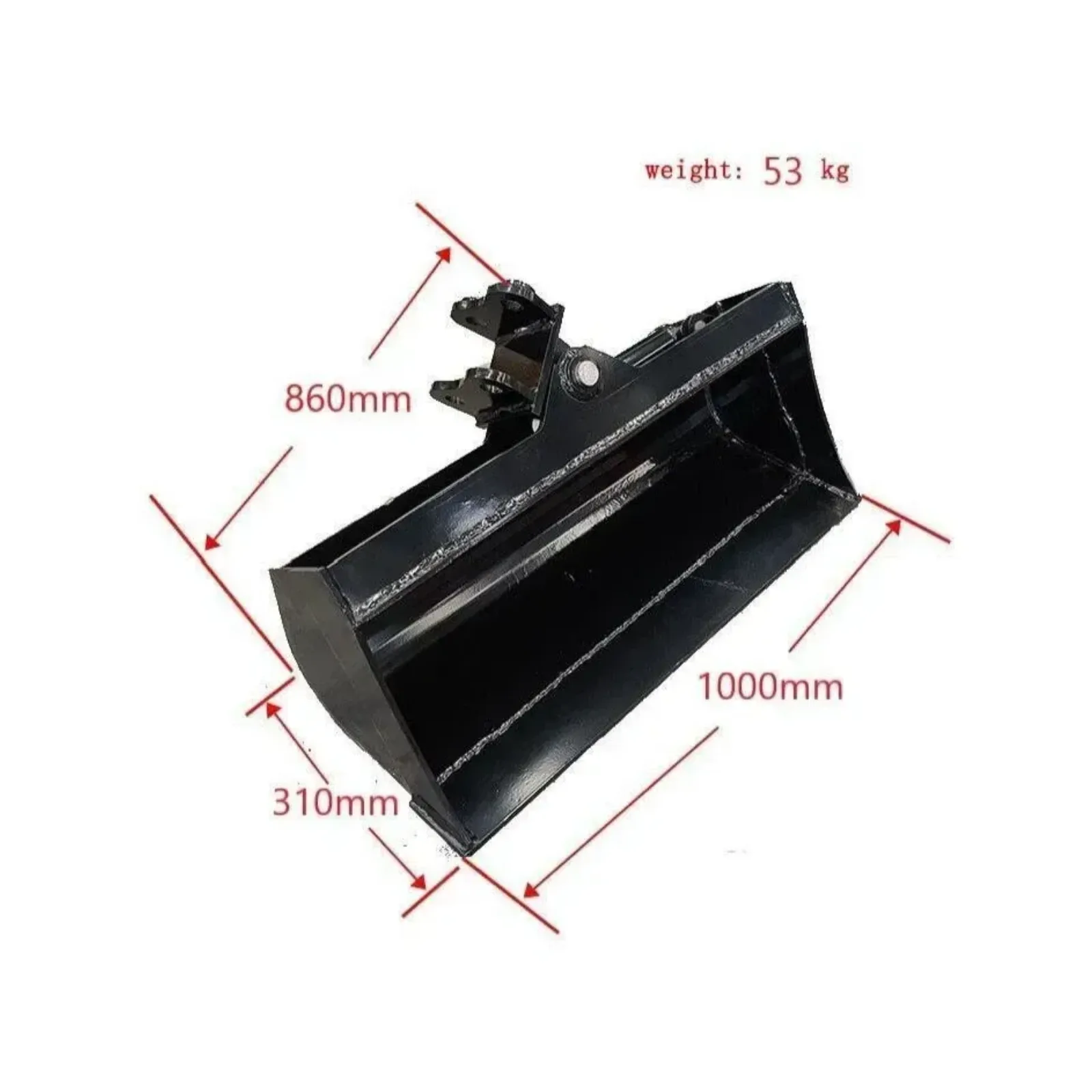 Excavator Attachment 1000mm Tilt Bucket 39" Hydraulic Tilting Bucket Heavy Duty USA TERROR X2 PRO from American Loader — image 2