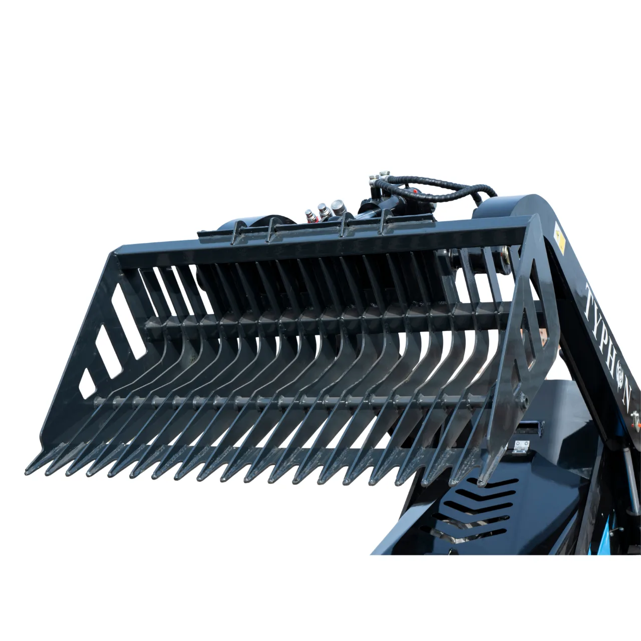 Landscaping Skeleton Rock Bucket for TYPHON STOMP X1300 & STOMP 509 Mini Skid Steers by TYPHON - Skid Steer Attachments Photo 2 - American Loader