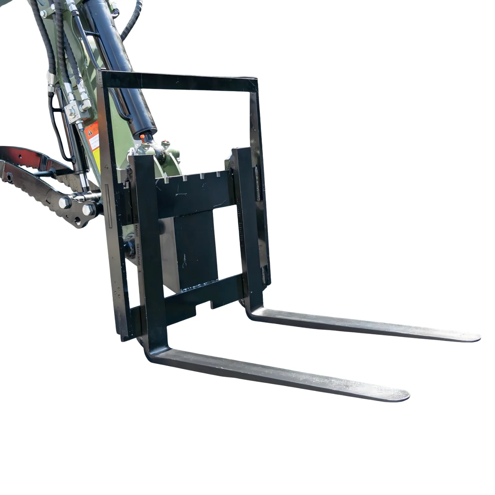 Pallet Fork Attachment Adjustable Stabilizer Bar USA for TERROR XXV and other 2.1-3 Ton Mini Excavators by TYPHON - Mini Excavator Attachments Photo 2 - American Loader