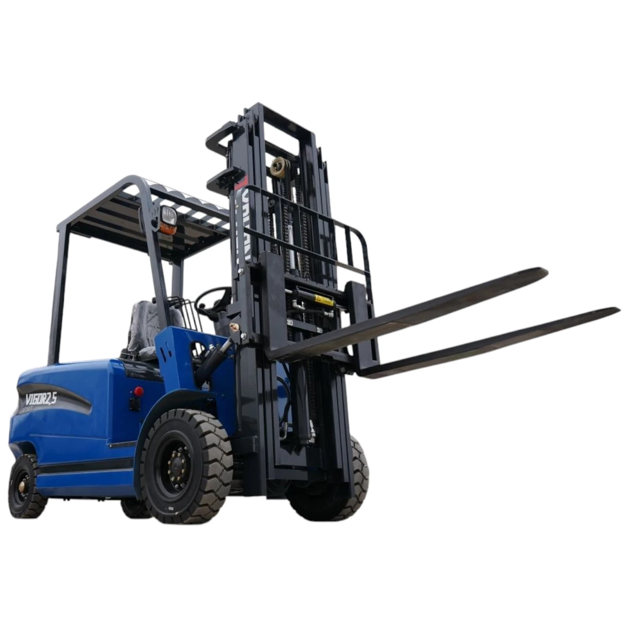 New 2026 TYPHON VIGOR 2.5 Blue Electric Forklift 2.5 Ton Lifter Lift Truck Jitney Hi-Lo from American Loader — image 3