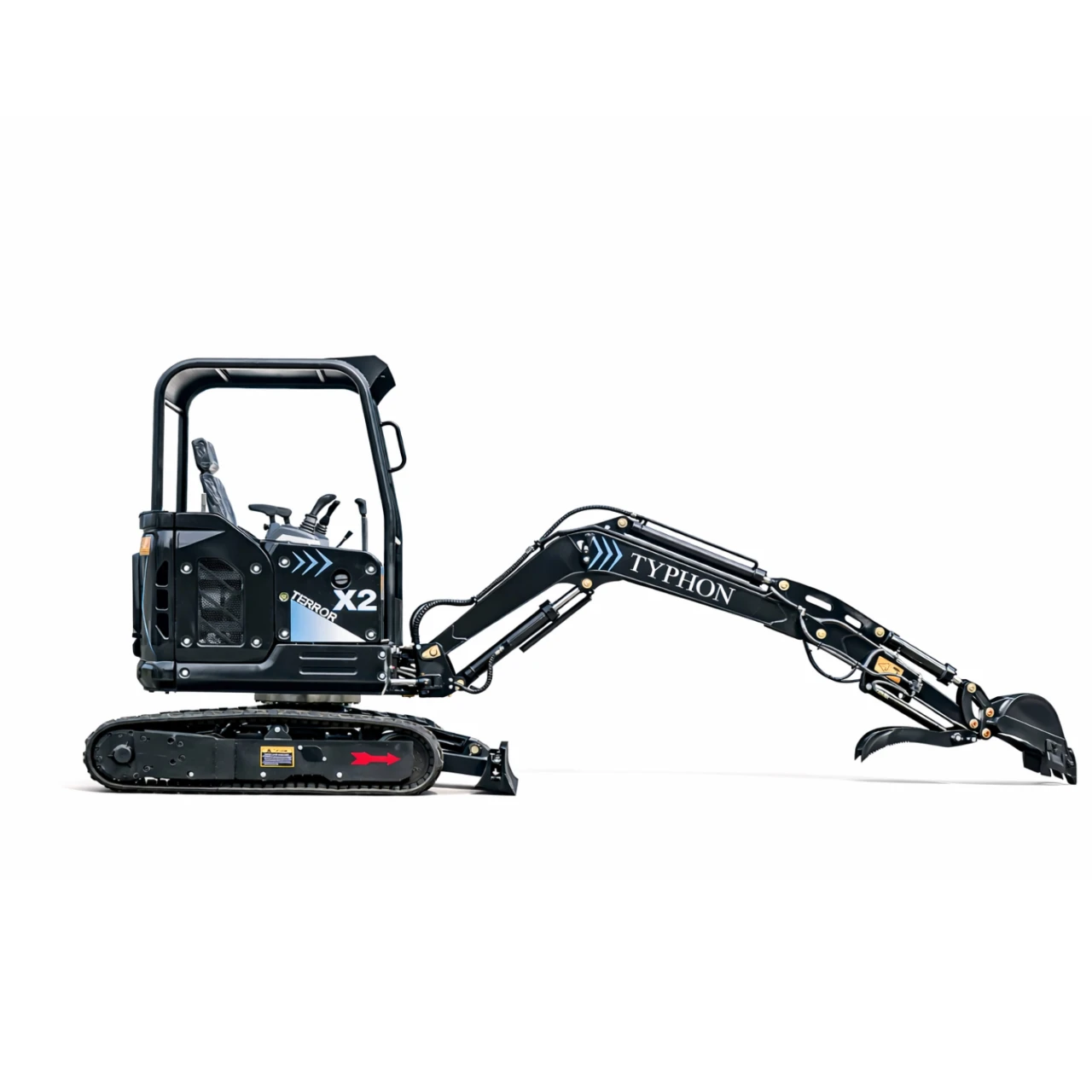 TYPHON TERROR X2 Max Canopy Mini Excavator Powerful 2.5 Ton Compact Machine with Yanmar Engine Advanced Hydraulic System from American Loader — image 3