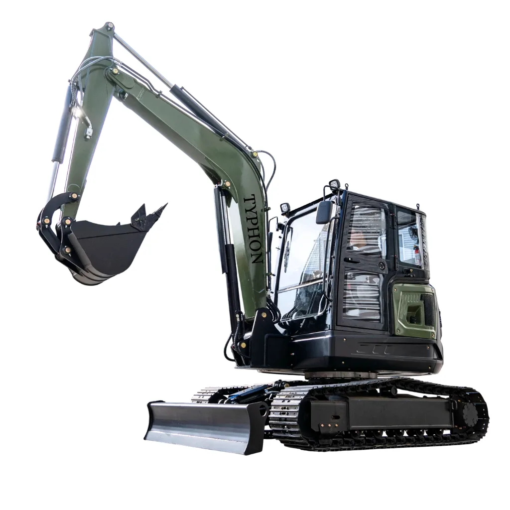TYPHON TERROR LXV 6.6 Ton Excavator Kubota V2607 56.9HP AC/Heater Cabin Boom Swing from American Loader — image 3