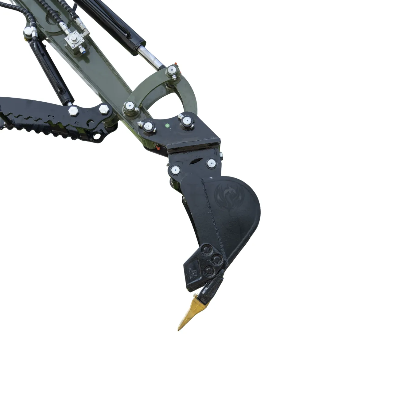 Narrow Bucket Attachment Trenching Bucket 300mm USA for TERROR XXV and other 2.1-3 Ton Mini Excavators by TYPHON - Mini Excavator Attachments Photo 3 - American Loader