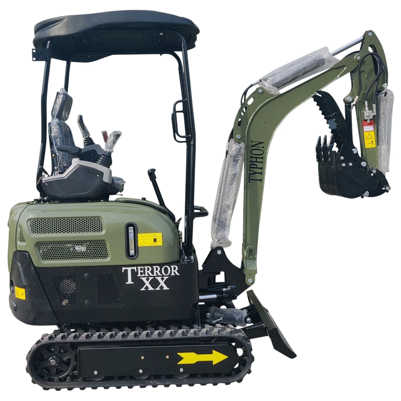 2025 4,000 lb TYPHON TERROR XX Mini Excavator Rubber Track with Kubota D902 Diesel Engine USA from American Loader — image 3