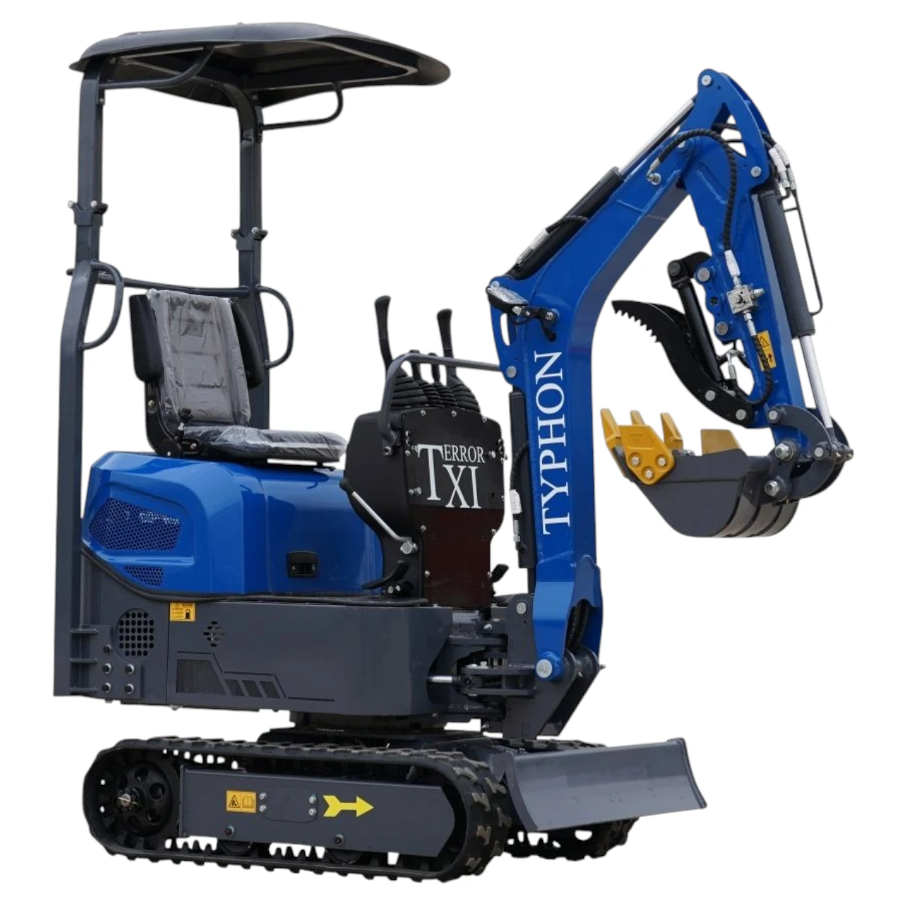 TYPHON TERROR XI STORM Mini Excavator – 1.1 Ton Trench Digger with Boom Swing, Hydraulic Thumb Clip, Bucket USA from American Loader — image 3