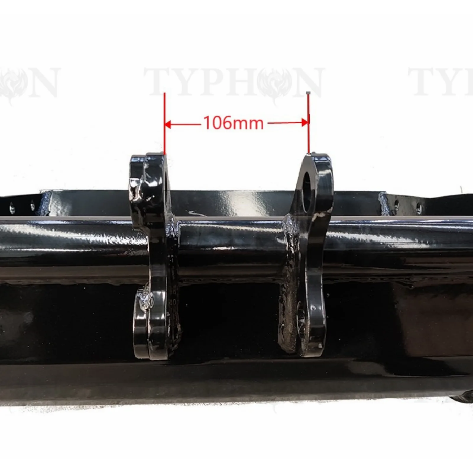 2ton Excavator Attachment 1000 mm Rock Bucket Heavy Duty Trenching Bucket 39 inch TERROR X2 PRO by TYPHON - Mini Excavator Attachments Photo 3 - American Loader