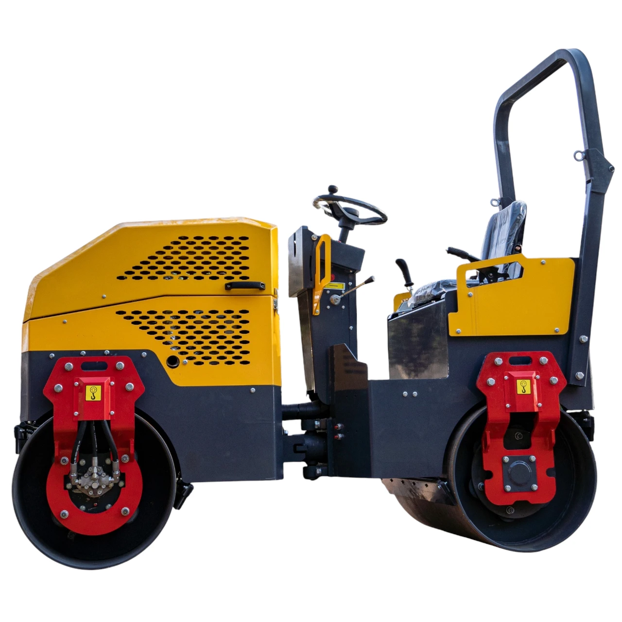 TYPHON FURY 20 Mini Road Roller 2Ton Hydraulic Oil Vibratory B&S 23hp USA engine from American Loader — image 3
