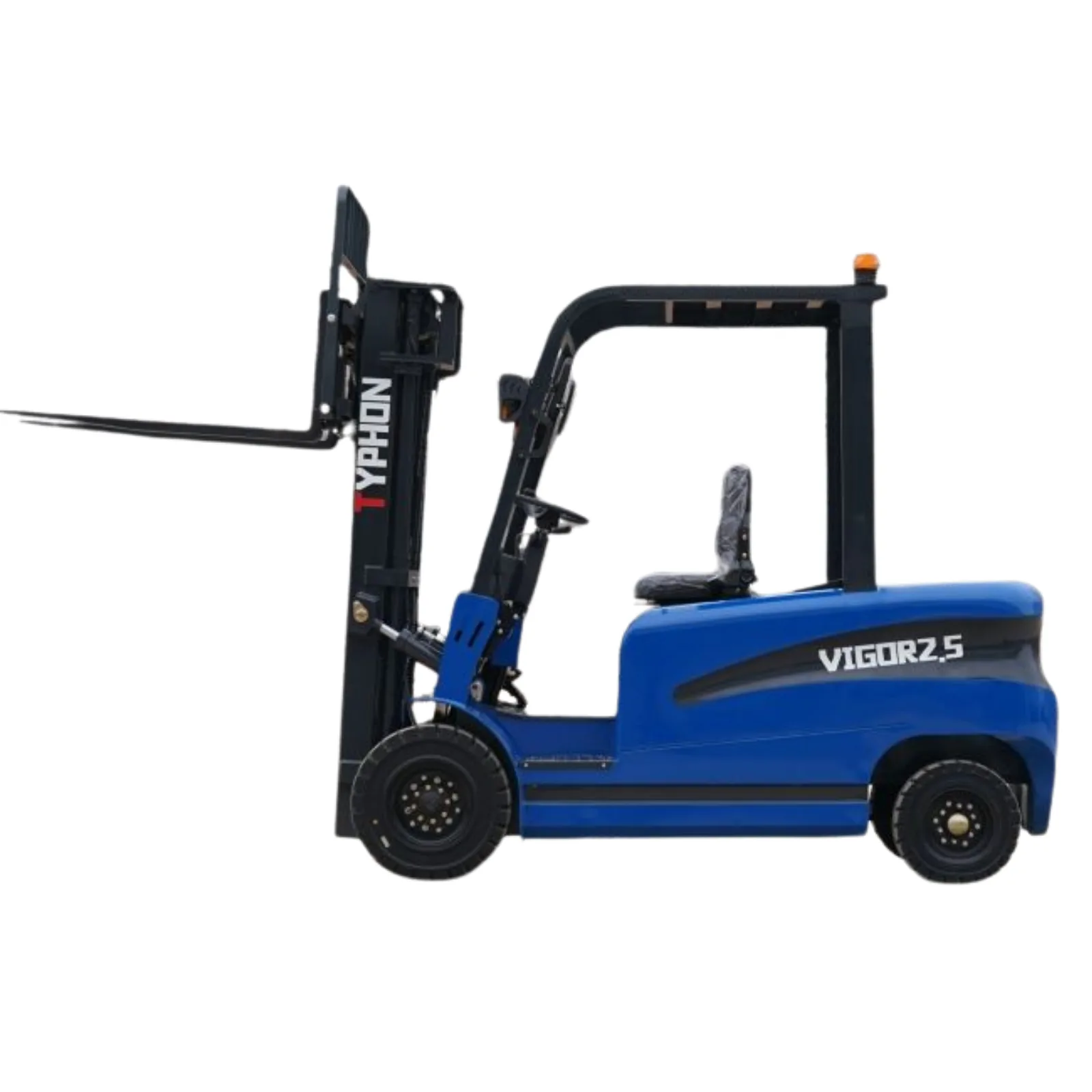 New 2026 TYPHON VIGOR 2.5 Blue Electric Forklift 2.5 Ton Lifter Lift Truck Jitney Hi-Lo from American Loader — image 4