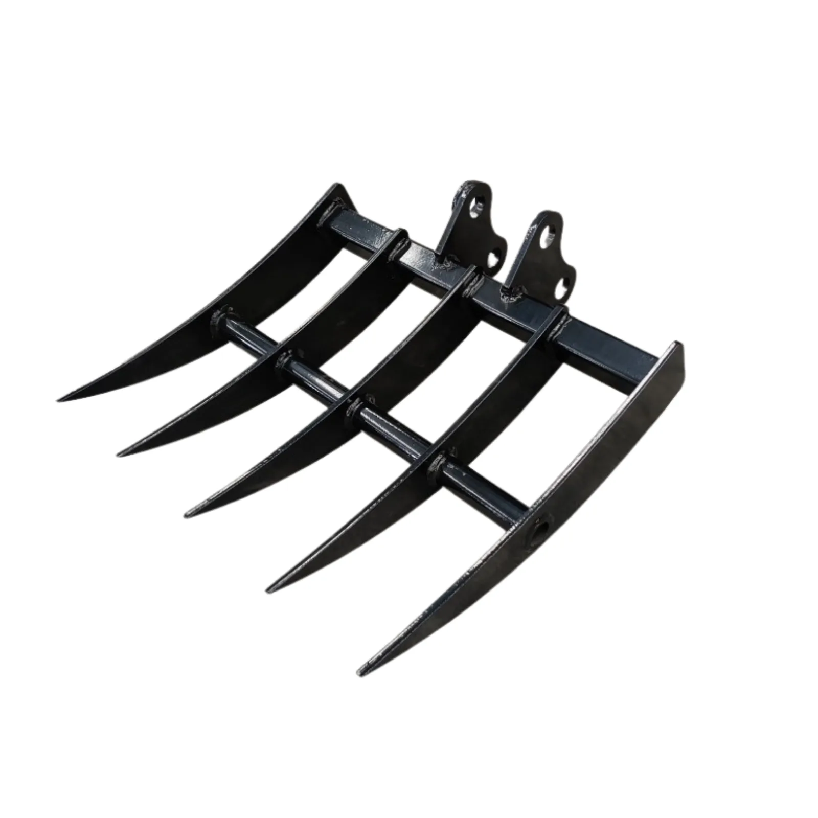 Rake: Mini Excavator Attachment for Grading, Leveling, Loosening , Removing Soil USA by TYPHON - Mini Excavator Attachments Photo 4 - American Loader