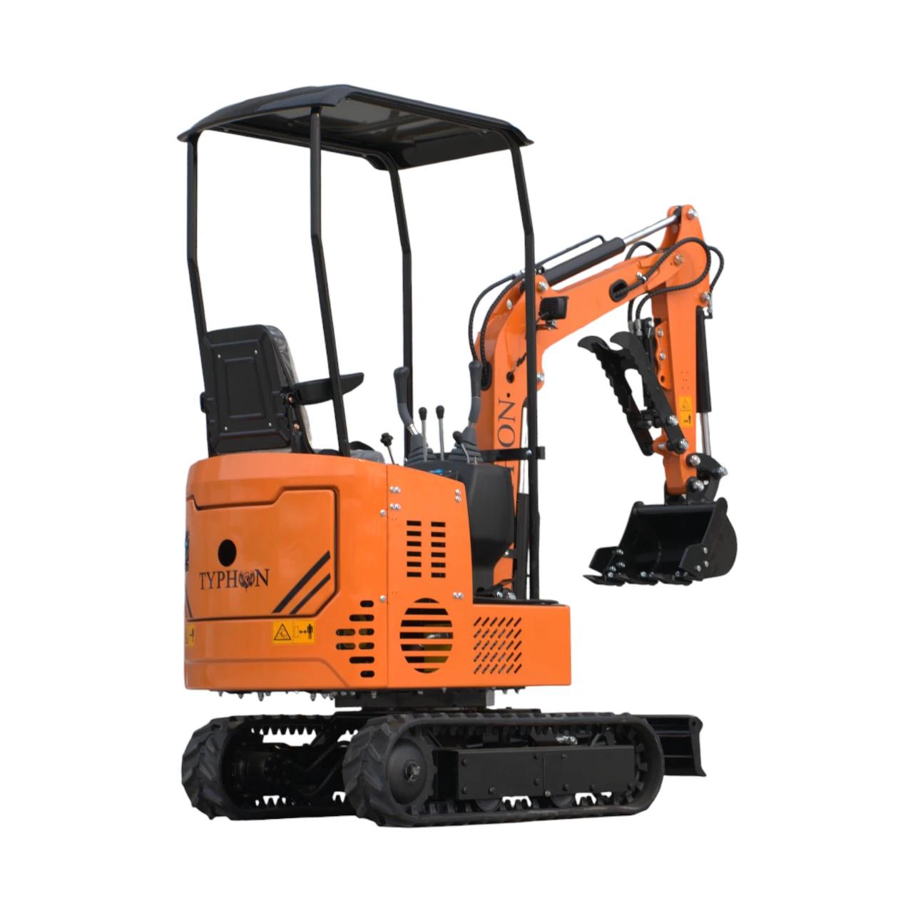 Typhon Tyrant X 1 Ton Mini Excavator with 13.5HP Briggs & Stratton Engine, Hydraulic Oil Cooler & Thumb Clip from American Loader — image 4