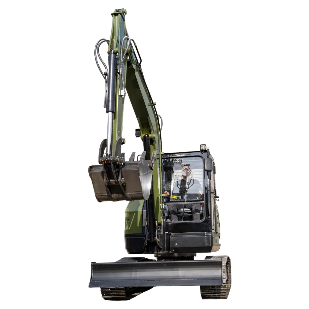 TYPHON TERROR LXV 6.6 Ton Excavator Kubota V2607 56.9HP AC/Heater Cabin Boom Swing from American Loader — image 4