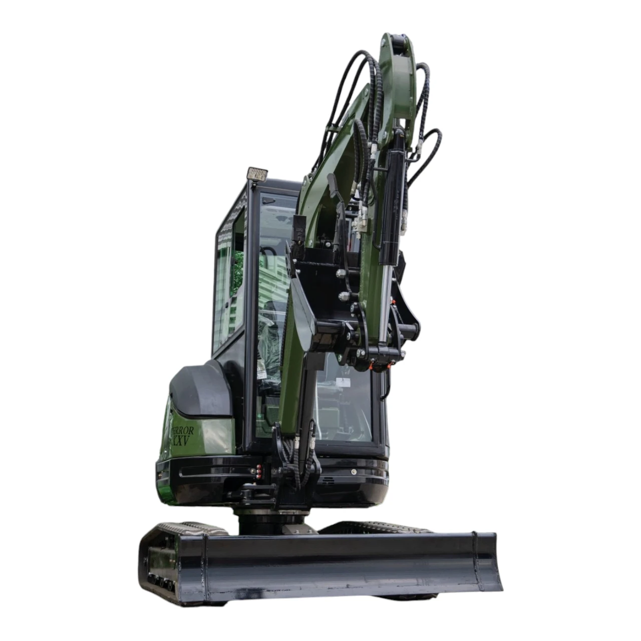 TYPHON TERROR XXV Diesel Mini Excavator 2.7 Ton, 25.1 hp Kubota D1105 RetractableTracks, AC Cabin from American Loader — image 4