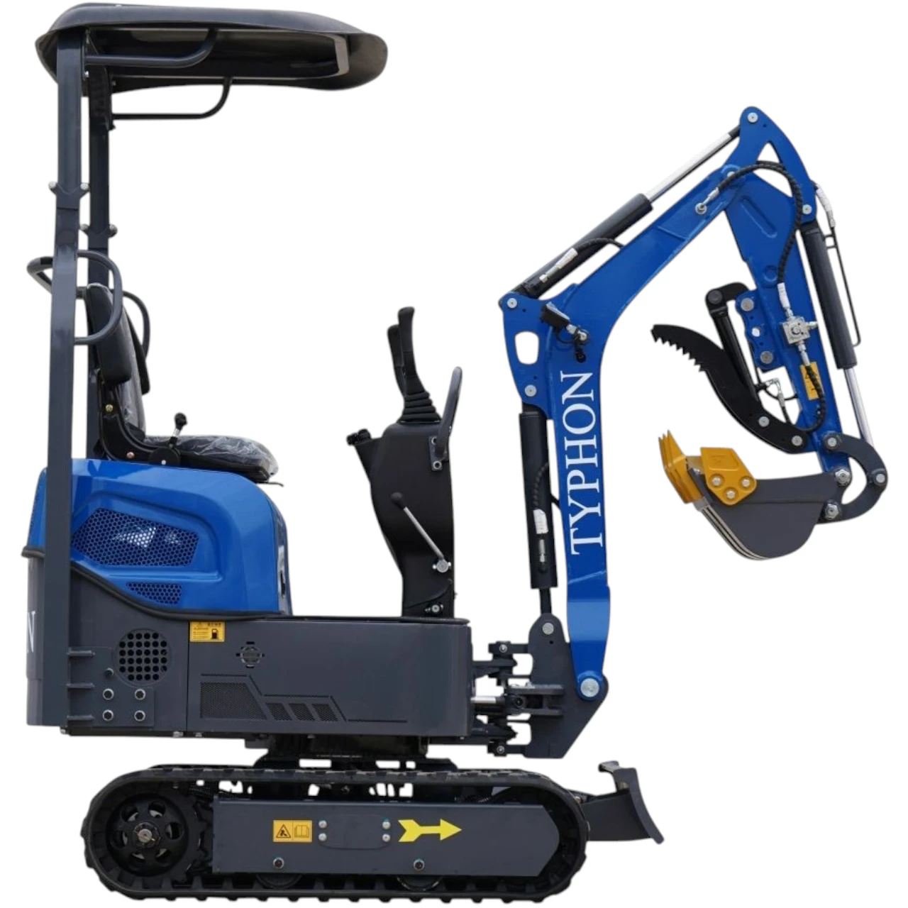TYPHON TERROR XI STORM Mini Excavator – 1.1 Ton Trench Digger with Boom Swing, Hydraulic Thumb Clip, Bucket USA from American Loader — image 4