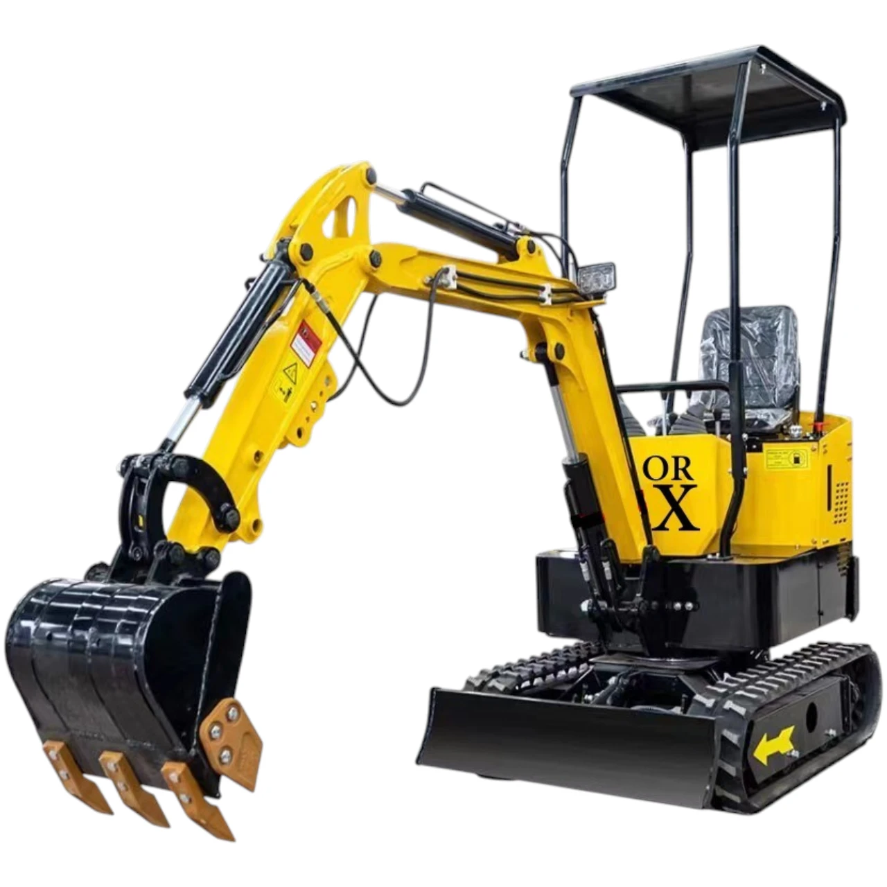 TYPHON TERROR X STORM Mini Excavator – 1 Ton Trench Digger with Canopy, Hydraulic Thumb Clip, Bucket USA from American Loader — image 4
