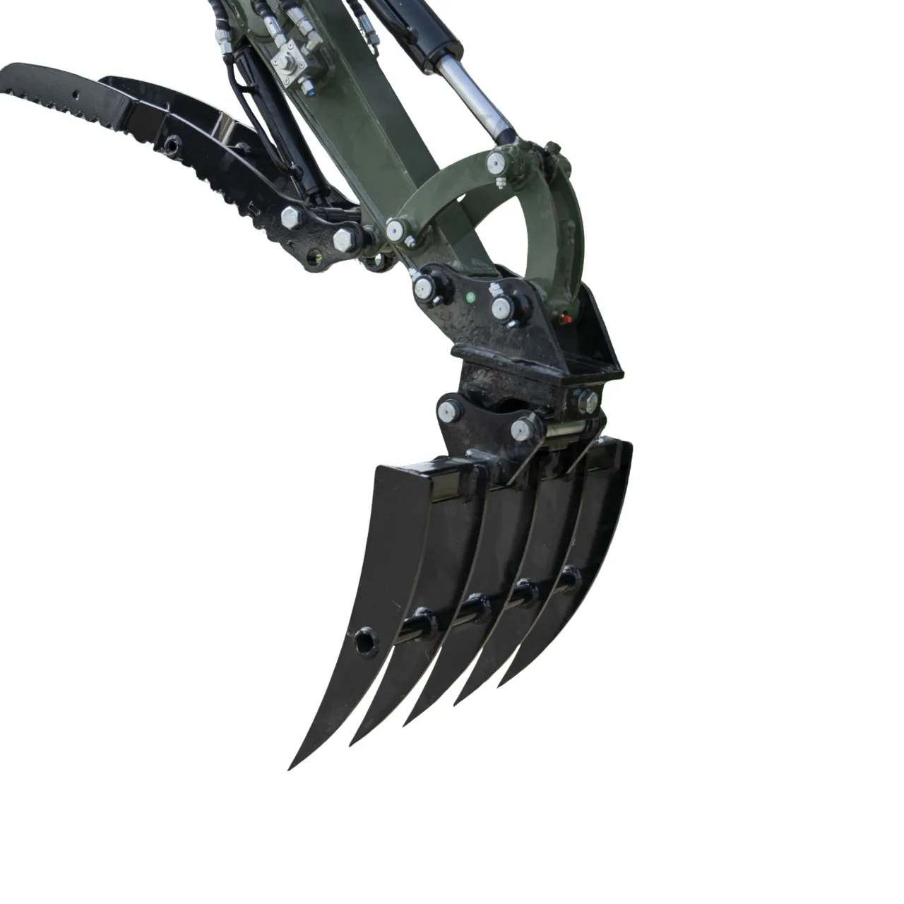 Mini Excavator Rake Compact Attachment General for for TERROR XXV and other 2.1-3 Ton Mini Excavators USA by TYPHON - Mini Excavator Attachments Photo 4 - American Loader