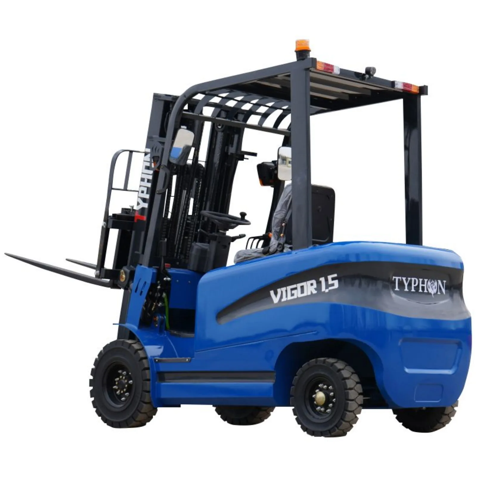 New 2026 TYPHON VIGOR 1.5 Blue Electric Forklift 1.5 Ton Lifter Lift Truck Jitney Hi-Lo from American Loader — image 4