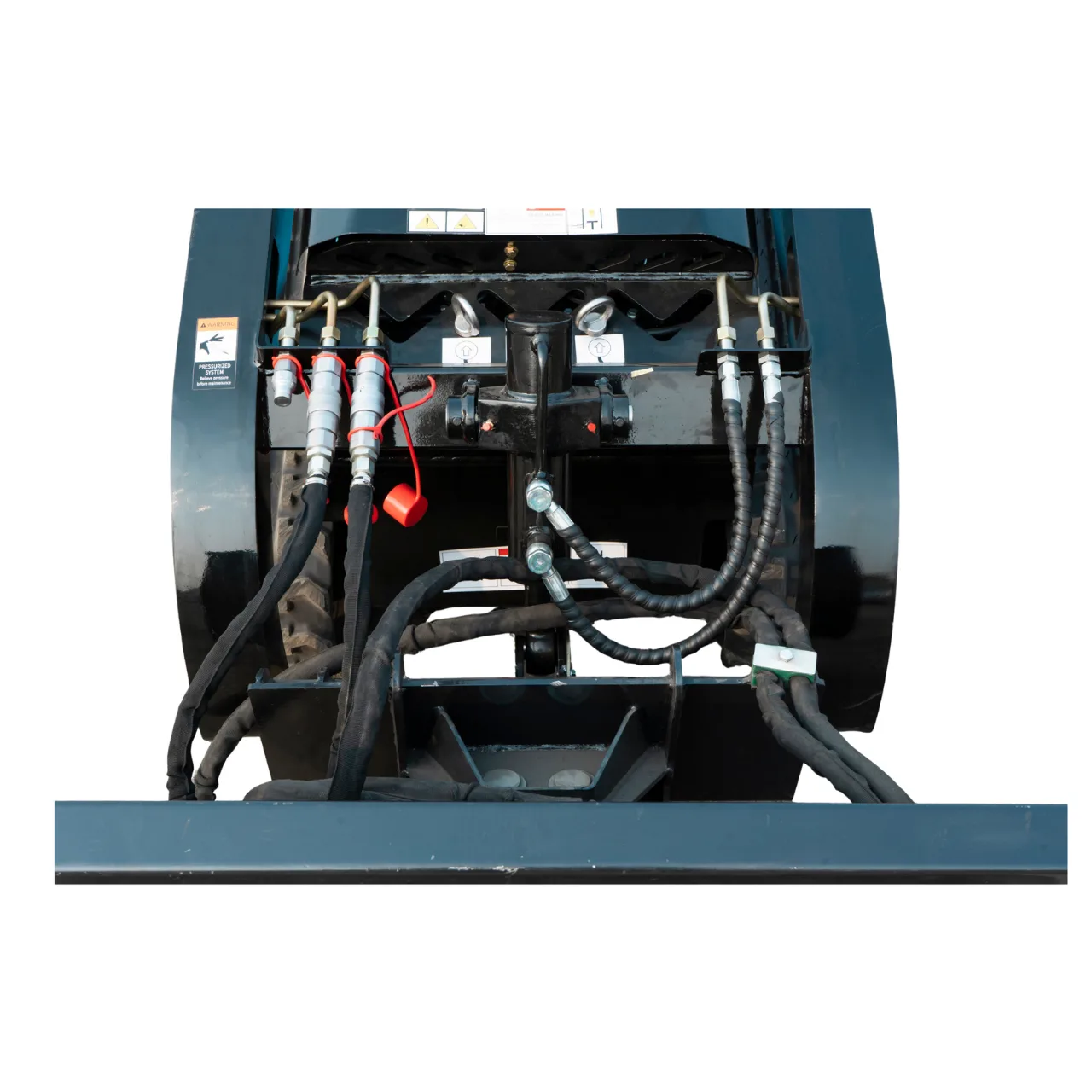 Hydraulic Angle Dozer Blade 30° for TYPHON STOMP X1300 & STOMP 509 Mini Skid Steers – Heavy-Duty Grading & Snow Attachment by TYPHON - Skid Steer Attachments Photo 4 - American Loader