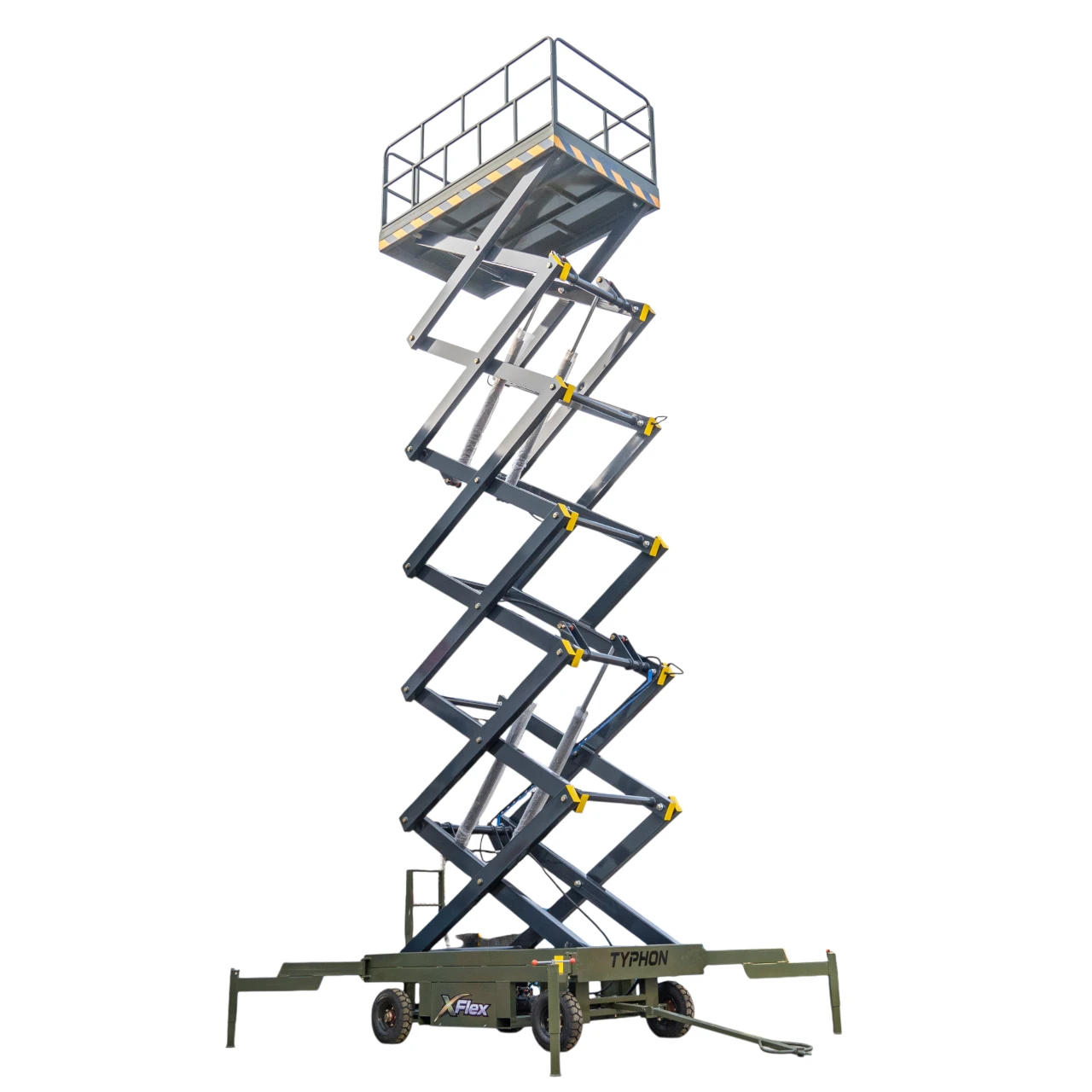 TYPHON xFlex-4065W Walk-Behind Scissor Lift 2.7 Ton with Assisted Walking, Manual outriggers of 40 ft lifting Height & 110V Electric from American Loader — image 4