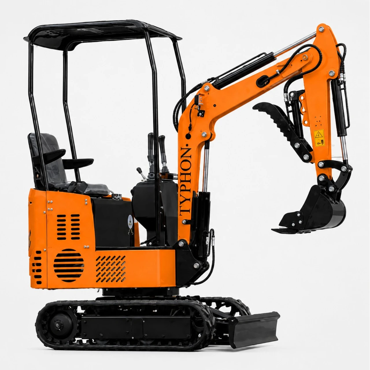 Typhon Tyrant X 1 Ton Mini Excavator with 13.5HP Briggs & Stratton Engine, Hydraulic Oil Cooler & Thumb Clip from American Loader — image 5