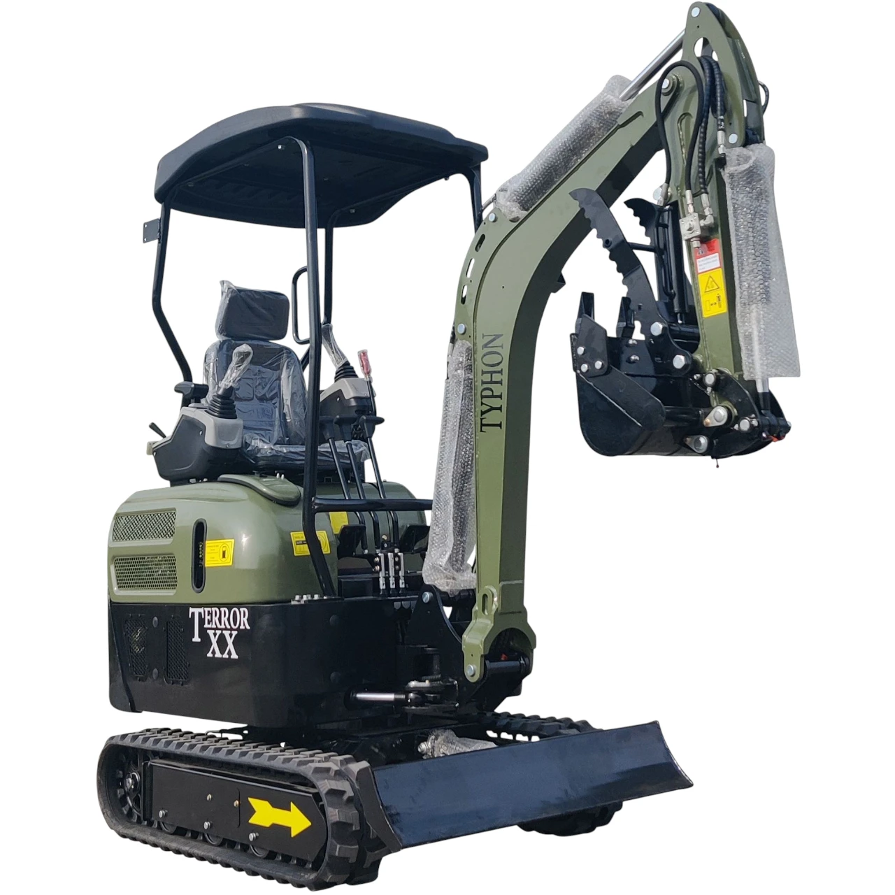 2025 4,000 lb TYPHON TERROR XX Mini Excavator Rubber Track with Kubota D902 Diesel Engine USA from American Loader — image 5
