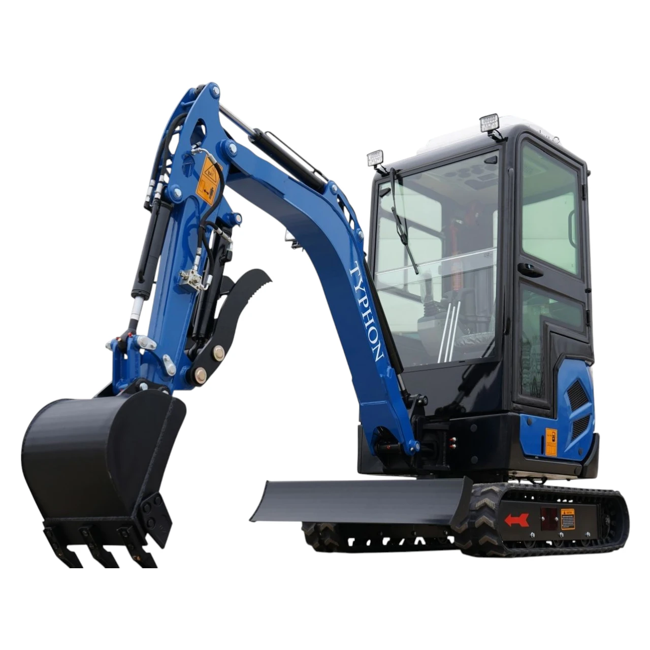 2025 4,000 lb TYPHON TERROR XVII Cabin Mini Excavator Rubber Track with Kubota D902 Diesel Engine USA from American Loader — image 5