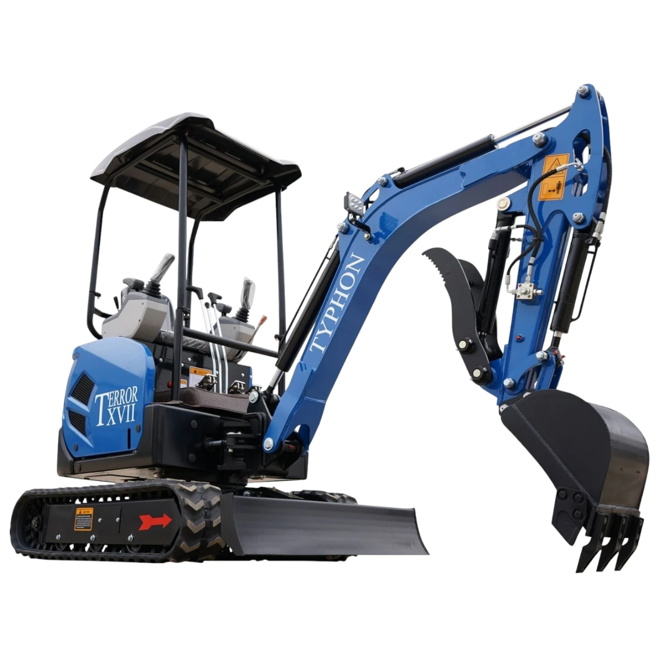 2025 3,800 lb TYPHON TERROR XVII Mini Excavator Rubber Track with Kubota D902 Diesel Engine USA from American Loader — image 5