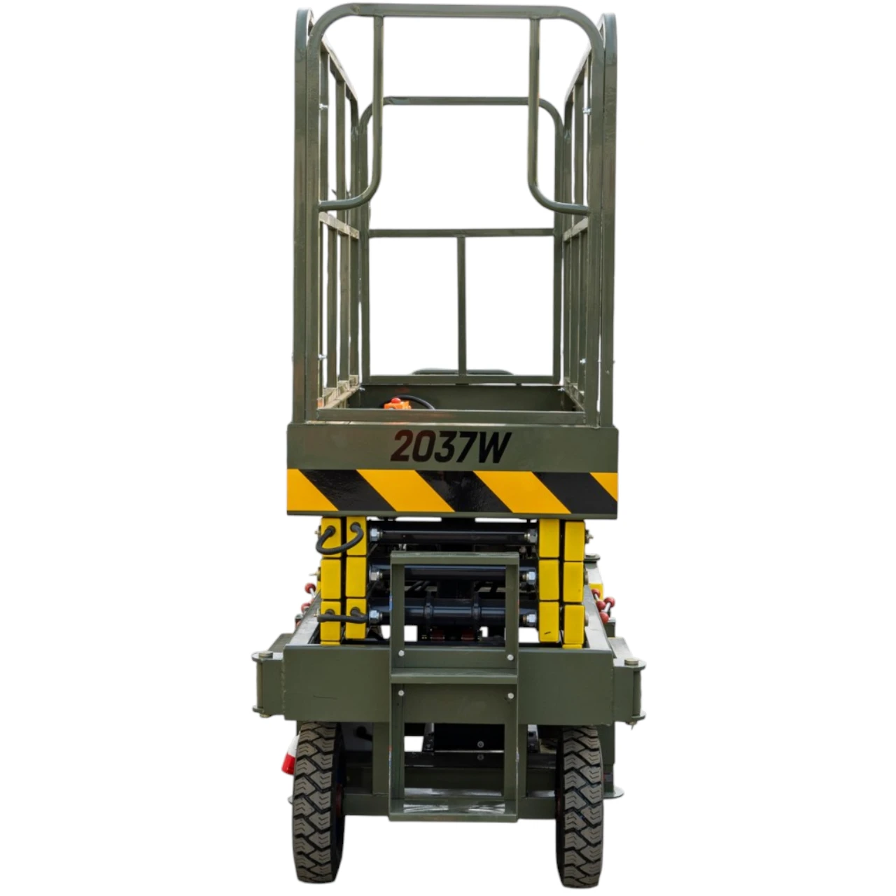 TYPHON xFlex-2037W Walk-Behind Scissor Lift comes with 20ft Working Height and Manual outriggers 1102 lbs load capacity 110V Electric from American Loader — image 5
