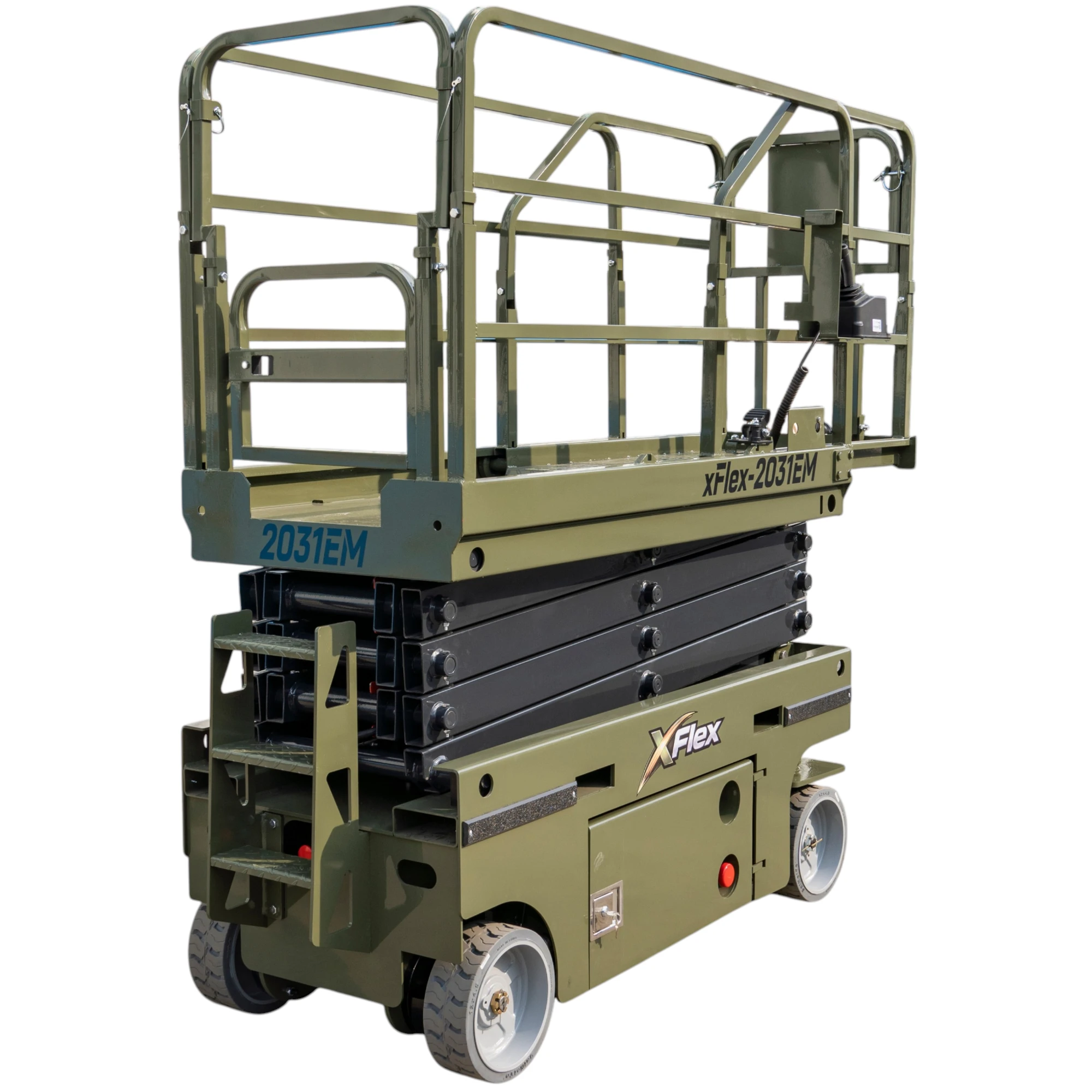 TYPHON xFLEX-2031EM 1.2 Ton Electric Mini Scissor Lift with 20ft Max Platform Height and 19.7" Platform Extend from American Loader — image 5