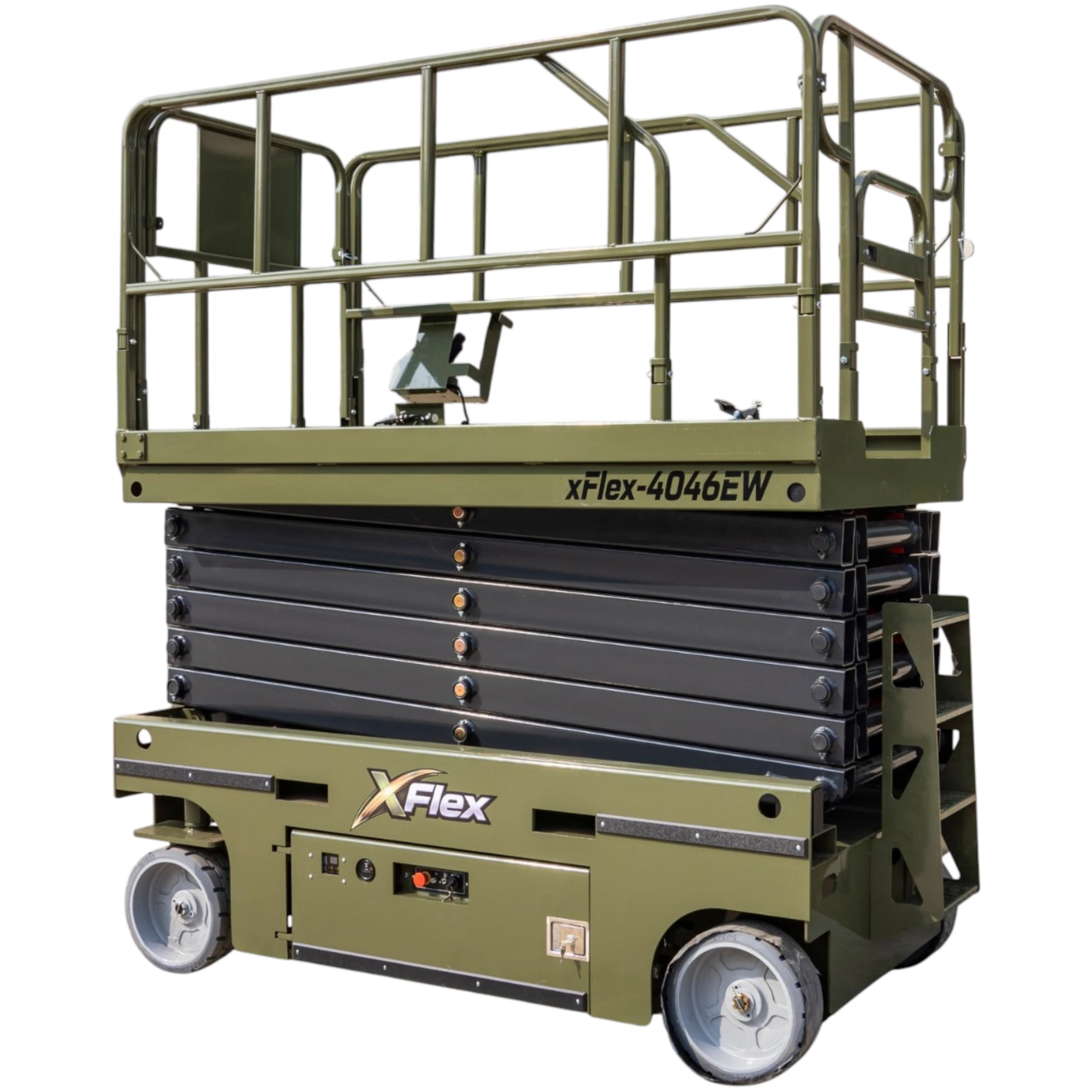 TYPHON xFlex-4046EW Electric Wheel Scissor Lift 2.6 Ton operating weight and 40ft platform height with 705lbs Load Capacity from American Loader — image 5