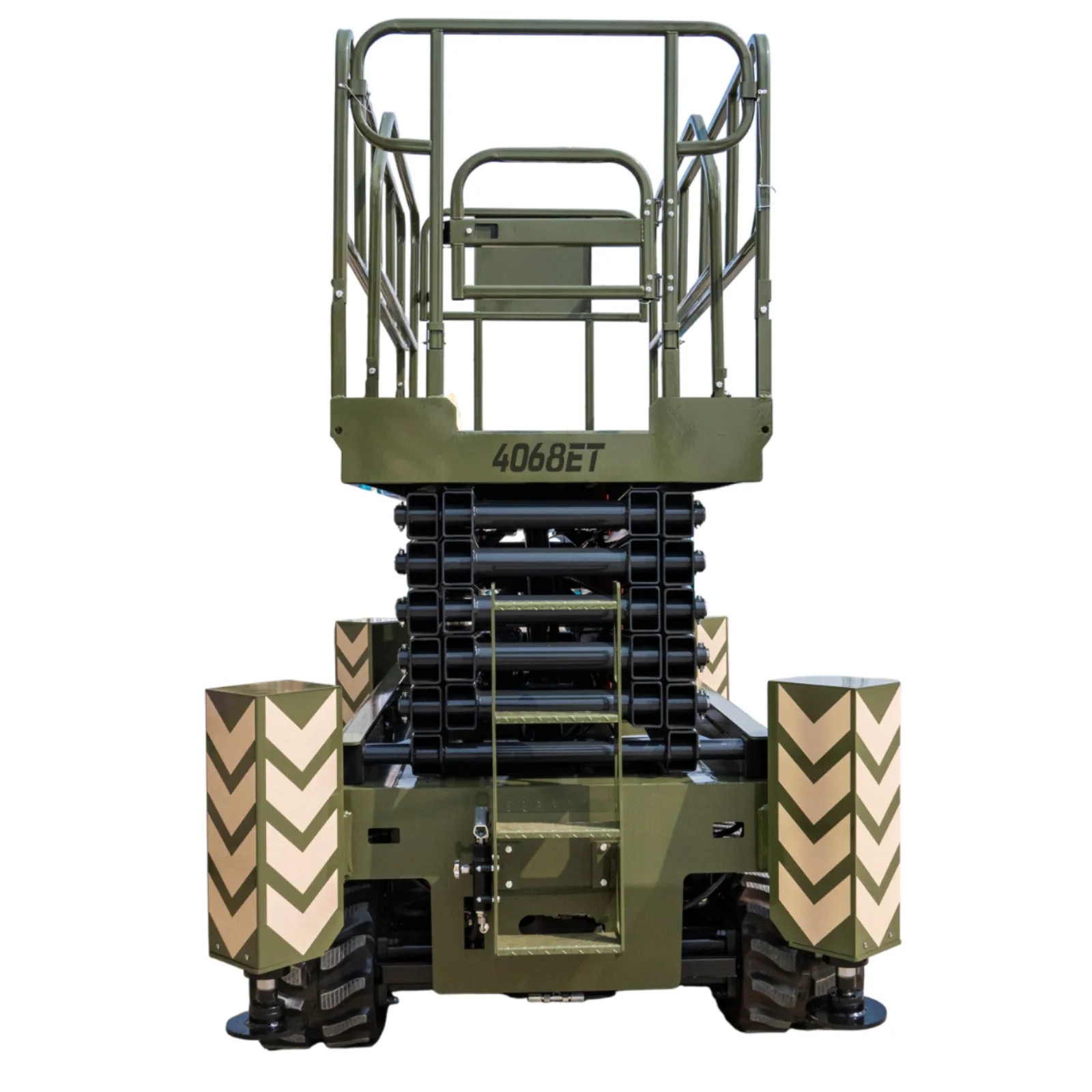 TYPHON xFlex-4068ET Electric Rubber Track Scissor Lift 3.2 Ton with 5.4HP Hydraulic Pump Motor Drive and Hydraulic Lifting Cylinder, 40 ft Max Lifting Height from American Loader — image 5