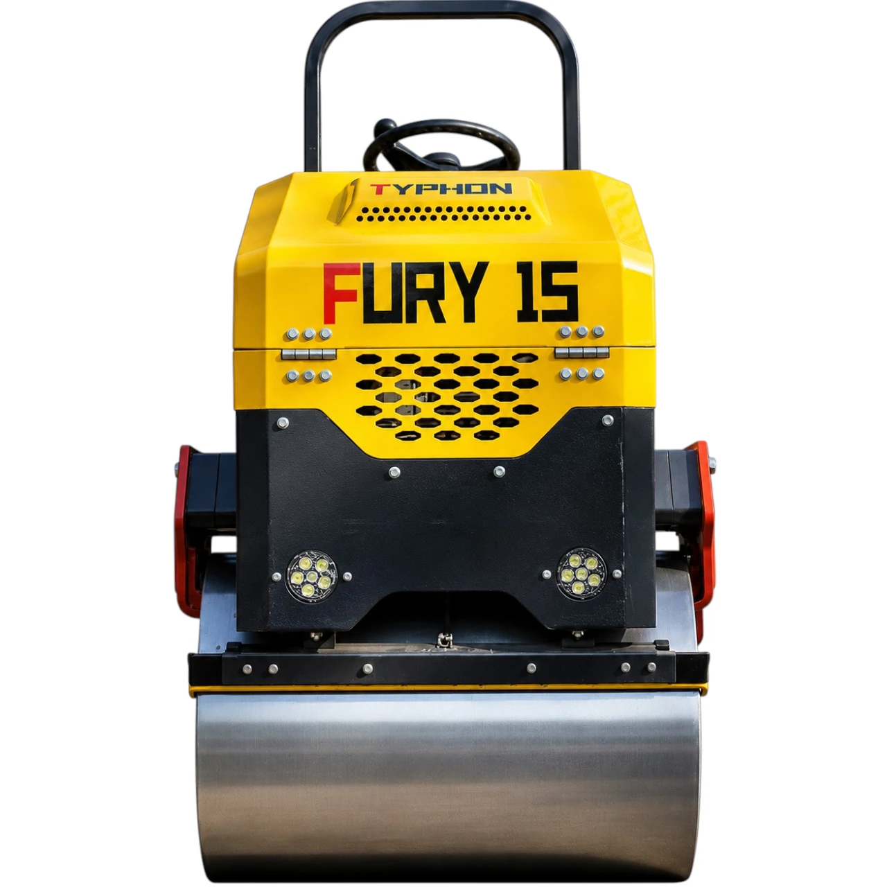 TYPHON FURY 15 Mini Road Roller 1.5Ton 13.5 hp B&S Gas Engine Hydraulic Steering from American Loader — image 5