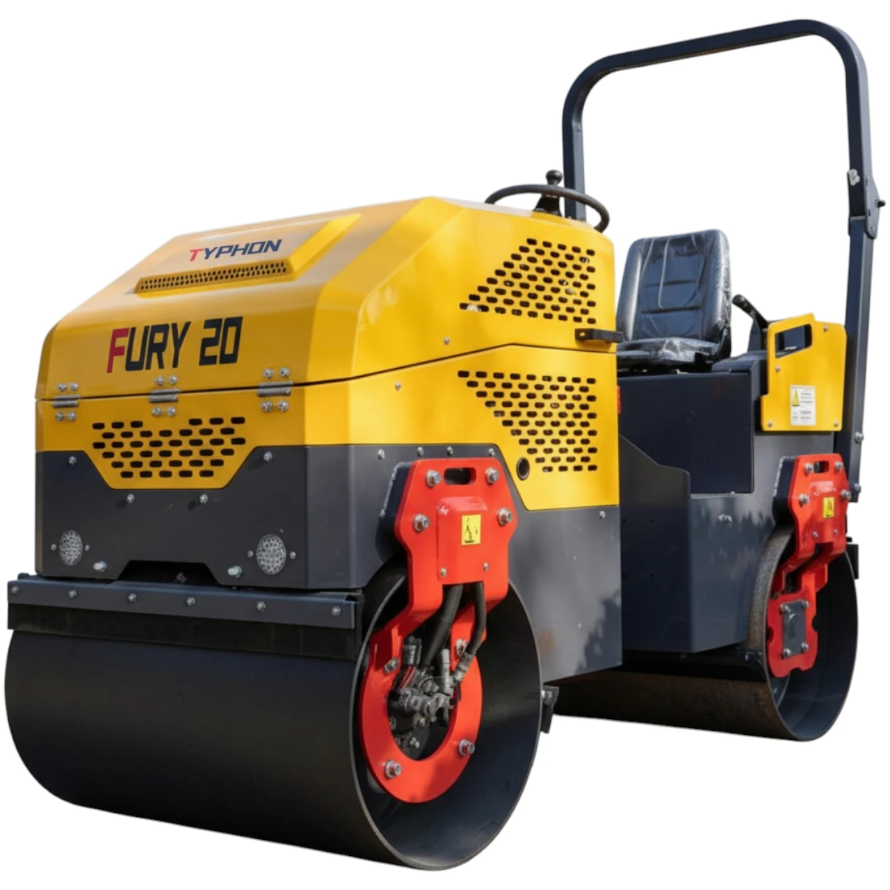 TYPHON FURY 20 Mini Road Roller 2Ton Hydraulic Oil Vibratory B&S 23hp USA engine from American Loader — image 5