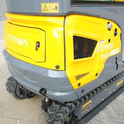 TYPHON TERROR XVII PRO Prestige Edition Mini Excavator 4000LB Kubota D902 Diesel, Enclosed Cab with AC/Heat, Hydraulic Thumb from American Loader — image 26