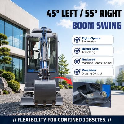 TYPHON TERROR XVII PRO Prestige Edition – Enclosed Mini Excavator with AC, Heater & Ergonomic Comfort from American Loader — image 5