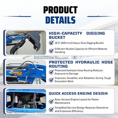TYPHON TERROR XVII PRO Prestige Edition – Enclosed Mini Excavator with AC, Heater & Ergonomic Comfort from American Loader — image 9