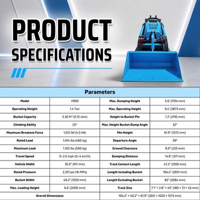 Brand New TYPHON STOMP V900 Mini Track Loader Kubota D1105 25HP Diesel Stand-On Skid Steer EPA / EU Stage V from American Loader — image 3