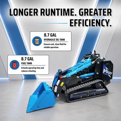 Brand New TYPHON STOMP V900 Mini Track Loader Kubota D1105 25HP Diesel Stand-On Skid Steer EPA / EU Stage V from American Loader — image 7